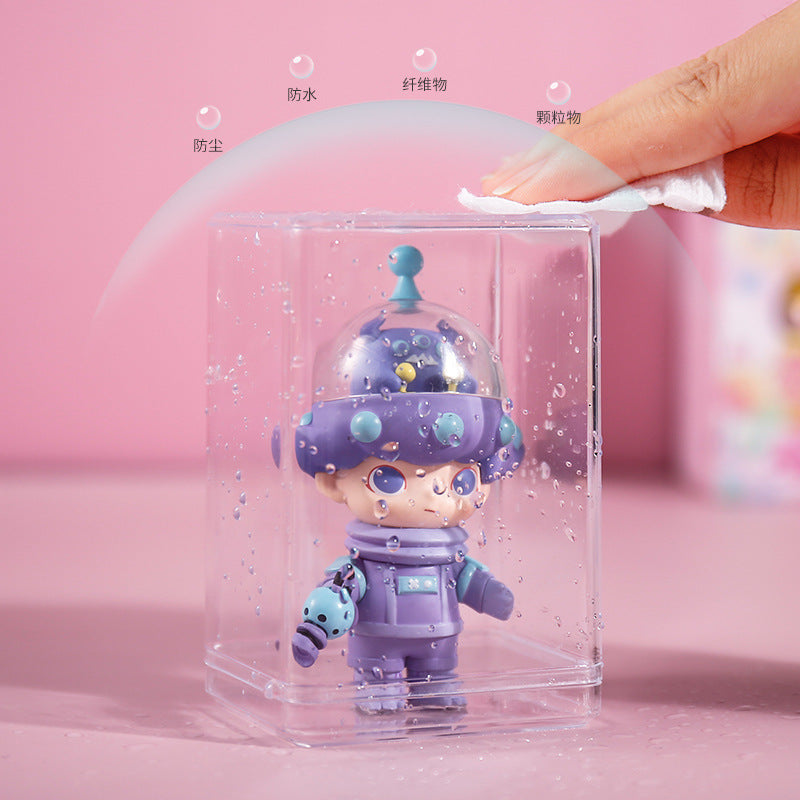 Blind Box Storage Box Doll Display Stand Bubble Mart Display Box Dustproof Transparent Figurine Display Acrylic Box