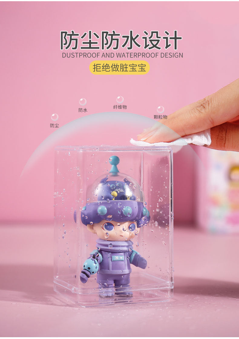 Blind Box Storage Box Doll Display Stand Bubble Mart Display Box Dustproof Transparent Figurine Display Acrylic Box