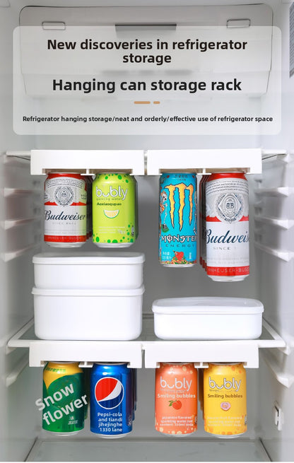 Creative new refrigerator hanging storage rack can drink cola beer storage rack