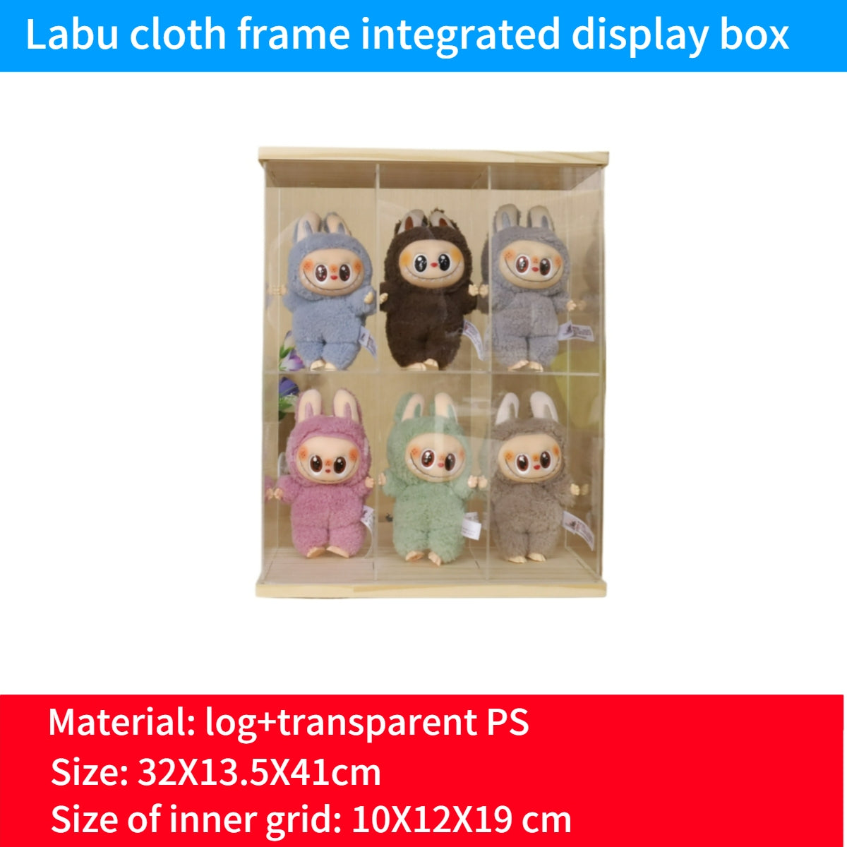 Labubu display box
