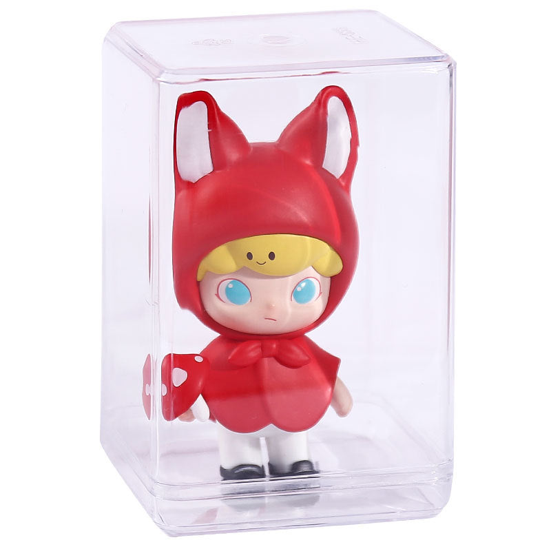 Blind Box Storage Box Doll Display Stand Bubble Mart Display Box Dustproof Transparent Figurine Display Acrylic Box