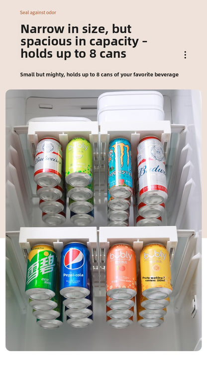 Creative new refrigerator hanging storage rack can drink cola beer storage rack
