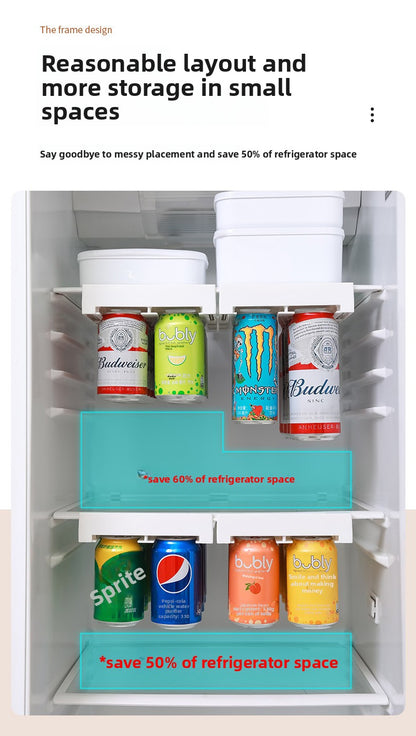 Creative new refrigerator hanging storage rack can drink cola beer storage rack