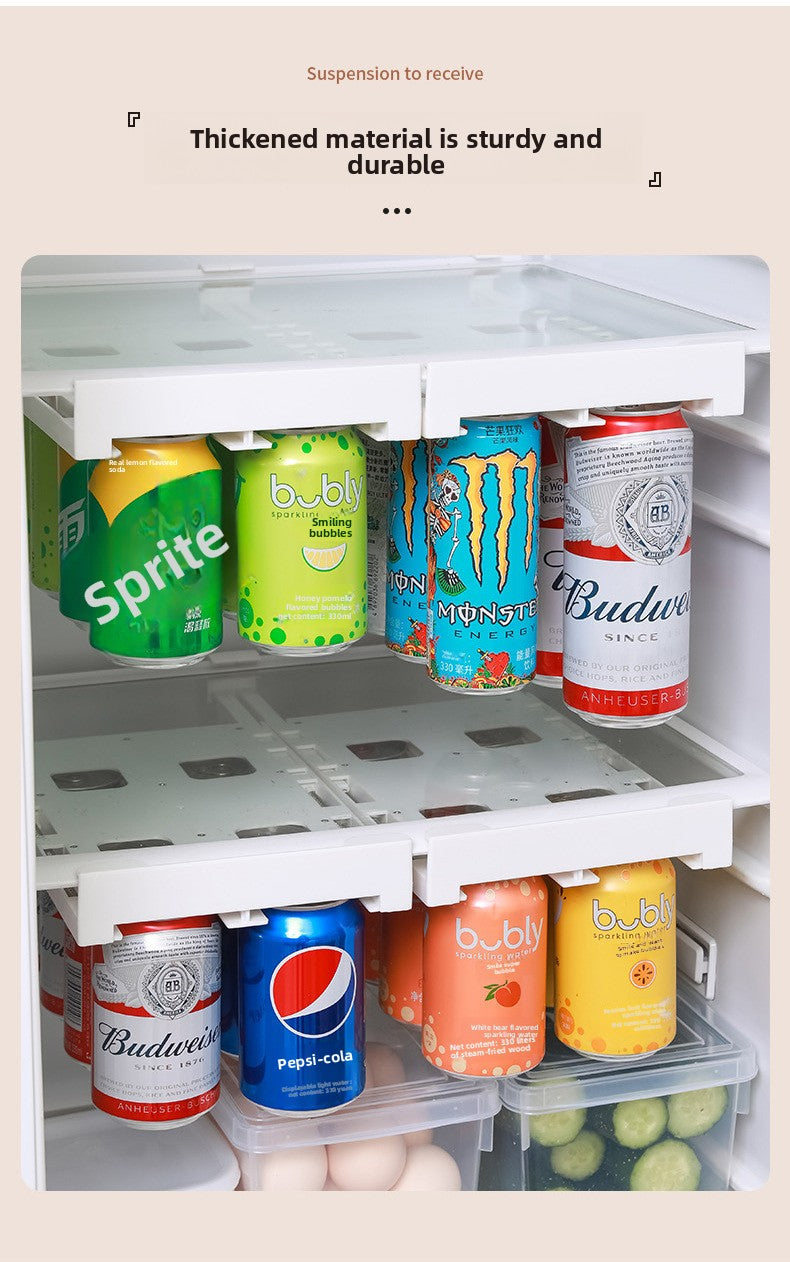 Creative new refrigerator hanging storage rack can drink cola beer storage rack