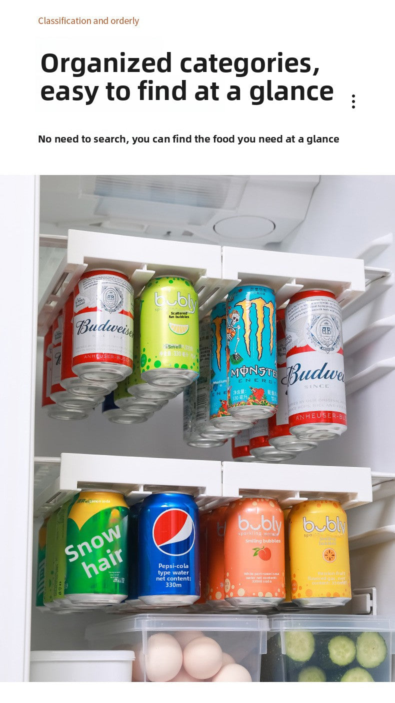 Creative new refrigerator hanging storage rack can drink cola beer storage rack