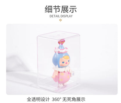 Blind Box Storage Box Doll Display Stand Bubble Mart Display Box Dustproof Transparent Figurine Display Acrylic Box