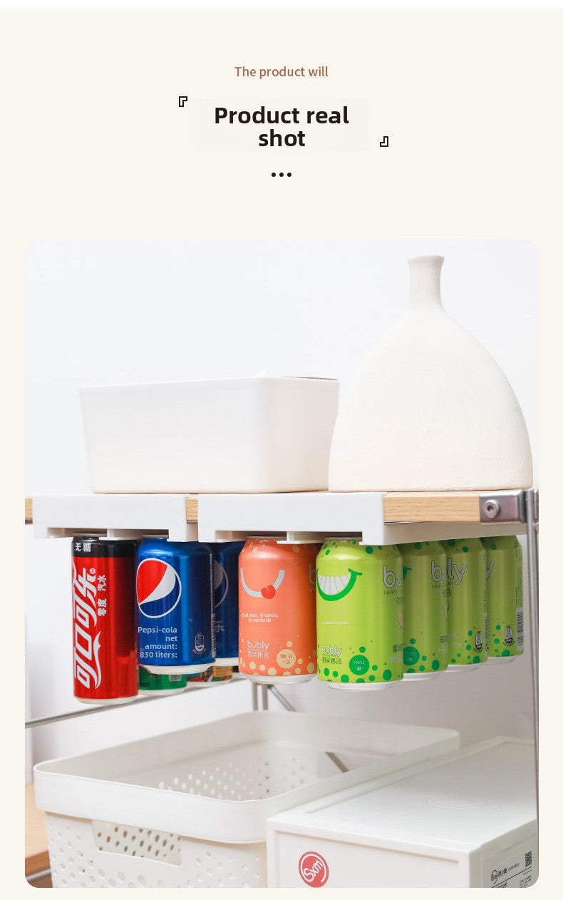 Creative new refrigerator hanging storage rack can drink cola beer storage rack